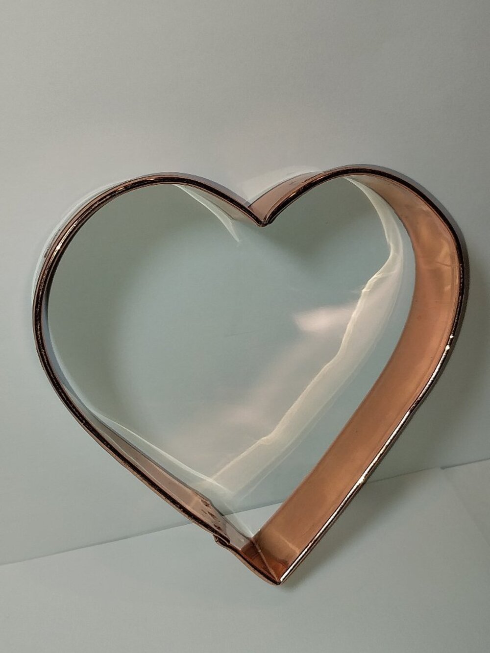 Copper Heart Cookie Cutter 5 1/2"